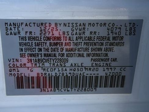 New 2026 Nissan Sentra SV image 30