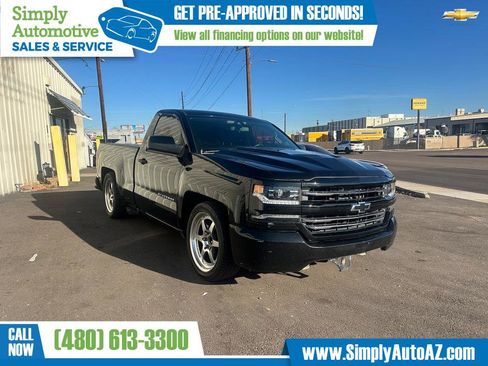 Used 2018 Chevrolet Silverado 1500 W/T w/ Black Out Edition image 2