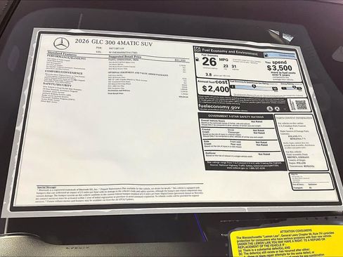 New 2026 Mercedes-Benz GLC 300 4MATIC image 18