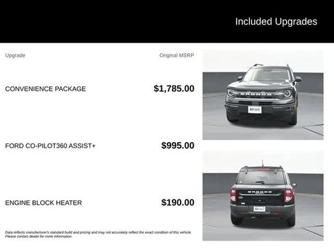 Used 2024 Ford Bronco Sport Big Bend w/ Convenience Package AWD/4WD image 9