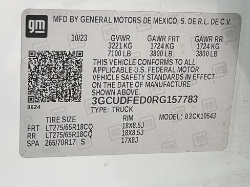 Used 2024 Chevrolet Silverado 1500 LT Trail Boss w/ Protection Package AWD/4WD image 29