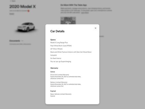 Used 2020 Tesla Model X Long Range AWD/4WD image 4