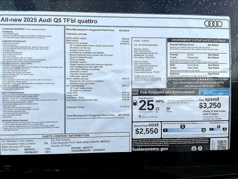 New 2025 Audi Q5 Premium Plus w/ Premium Plus image 16
