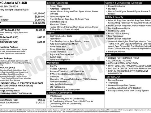 Used 2021 GMC Acadia AT4 w/ Technology Package image 19