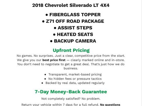 Used 2018 Chevrolet Silverado 1500 LT w/ All Star Edition image 2