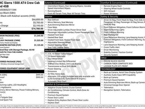 Used 2025 GMC Sierra 1500 AT4 w/ AT4 Premium Package AWD/4WD image 12