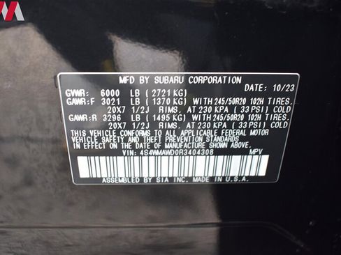 Used 2024 Subaru Ascent Touring AWD/4WD image 34