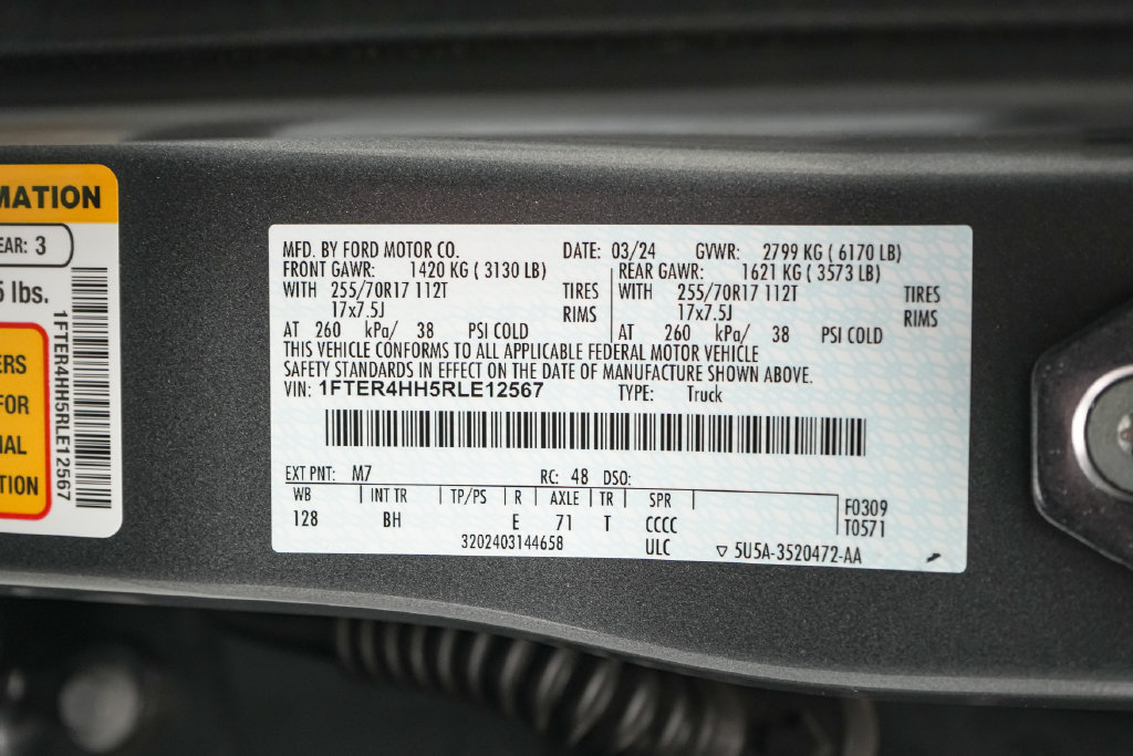 Certified 2024 Ford Ranger XLT AWD/4WD image 24