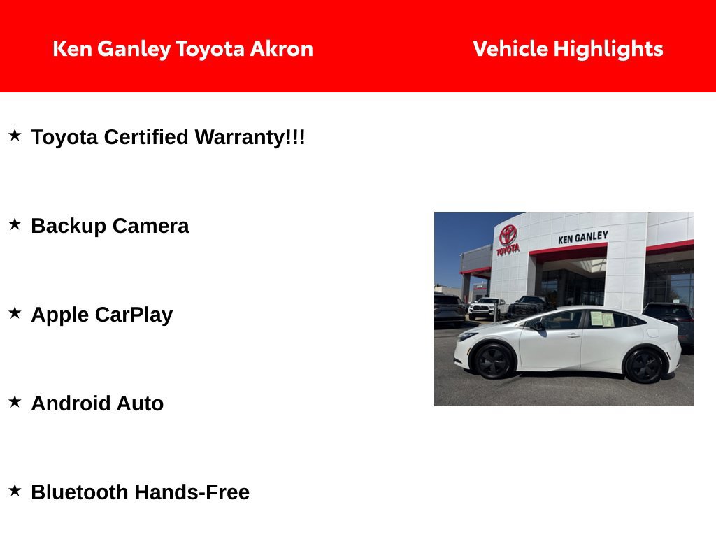 Certified 2023 Toyota Prius LE FWD image 4