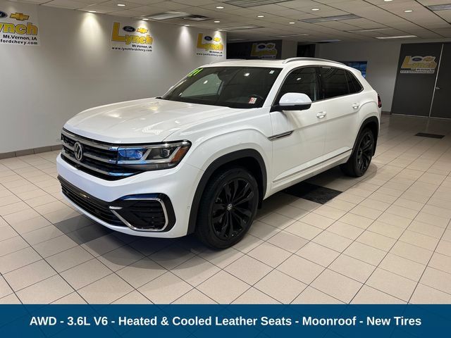 Used 2021 Volkswagen Atlas Cross Sport SEL Premium R-Line w/ Cross Sport MDO Package AWD/4WD image 2