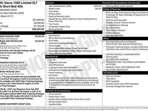 Used 2022 GMC Sierra 1500 SLT w/ SLT Premium Package AWD/4WD image 8