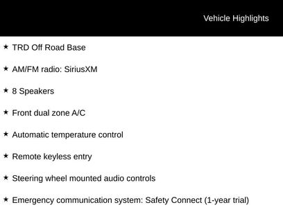 New 2025 Toyota 4Runner TRD Off-Road