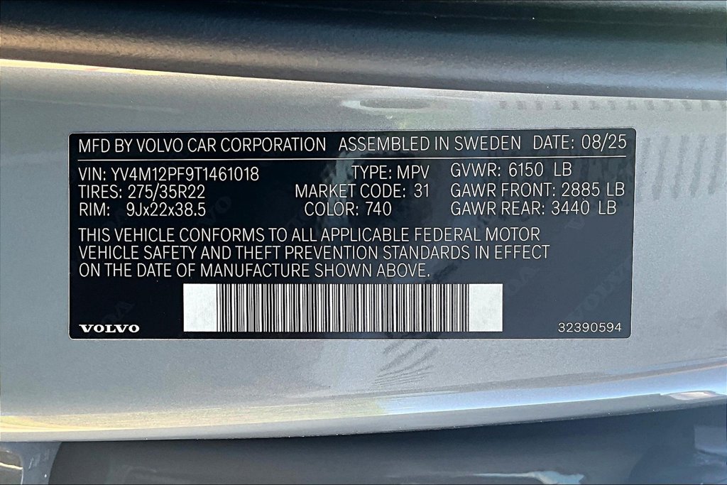 New 2026 Volvo XC90 B5 Ultra w/ Protection Package Premier AWD/4WD image 19