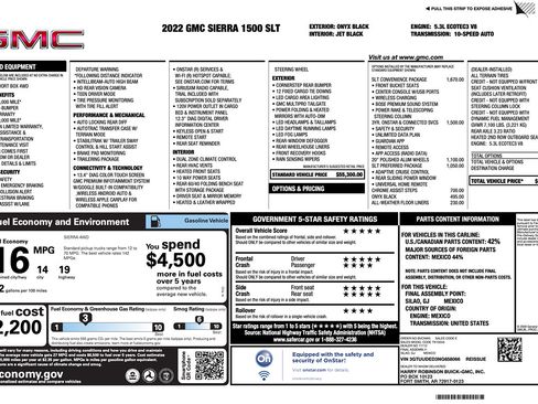 Used 2022 GMC Sierra 1500 SLT w/ SLT Convenience Package AWD/4WD image 2