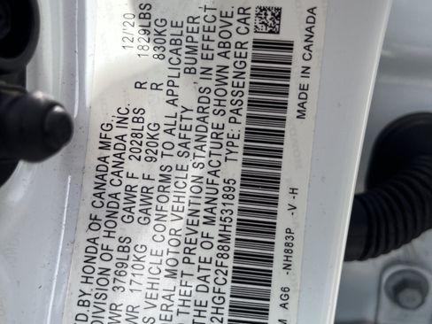 Used 2021 Honda Civic Sport image 5