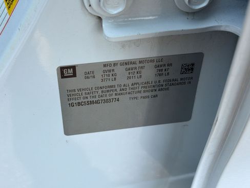 Used 2016 Chevrolet Cruze LS FWD image 26