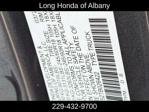 New 2026 Honda Ridgeline RTL image 20
