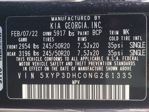 Used 2022 Kia Telluride EX w/ EX Premium Package image 33