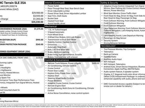 Used 2023 GMC Terrain SLE w/ Driver Convenience Package FWD image 12