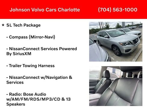 Used 2017 Nissan Pathfinder SL w/ SL Tech Package FWD image 3
