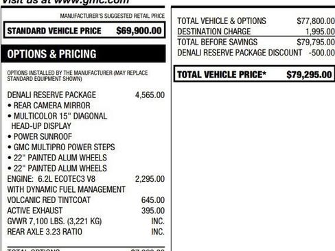 Certified 2024 GMC Sierra 1500 Denali w/ Denali Reserve Package AWD/4WD image 2