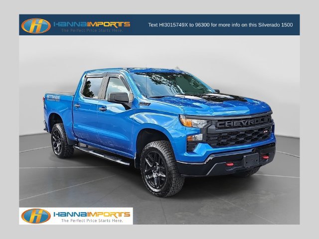 Used 2022 Chevrolet Silverado 1500 Custom Trail Boss w/ LPO, Dark Essentials Package AWD/4WD image 1