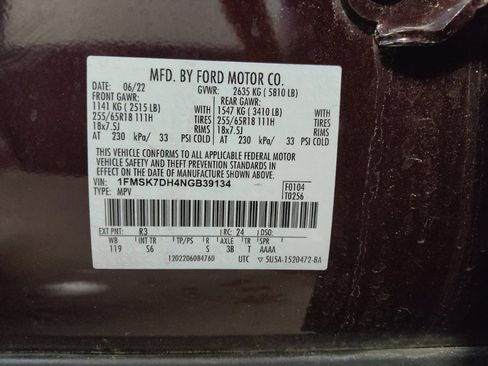 Used 2022 Ford Explorer XLT w/ Equipment Group 202A RWD image 33