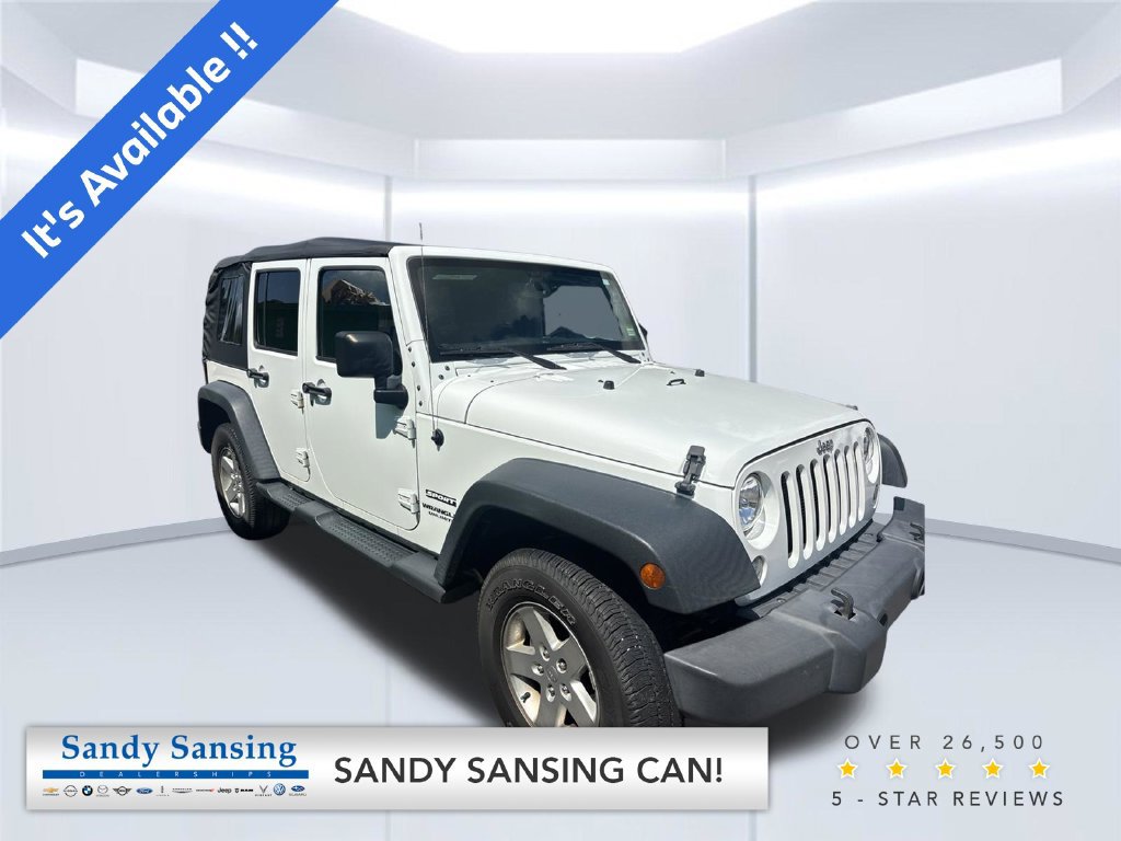Used 2015 Jeep Wrangler Unlimited Sport w/ Quick Order Package 24S AWD/4WD image 1