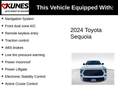Used 2024 Toyota Sequoia Limited w/ Nightshade Package AWD/4WD image 3