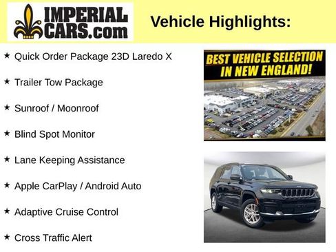 Used 2024 Jeep Grand Cherokee L Laredo w/ Trailer Tow Package image 7