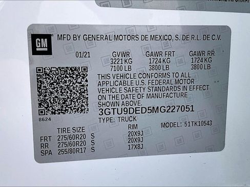 Used 2021 GMC Sierra 1500 SLT w/ SLT Premium Plus Package image 20