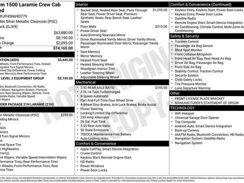 Used 2025 RAM 1500 Laramie w/ Night Edition AWD/4WD image 4