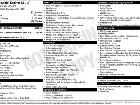 Used 2020 Chevrolet Equinox LT w/ LPO, Floor Liner Package image 6