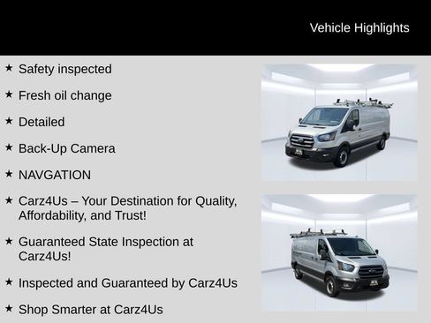 Used 2020 Ford Transit 150 Low Roof w/ Upfitter Package RWD image 35