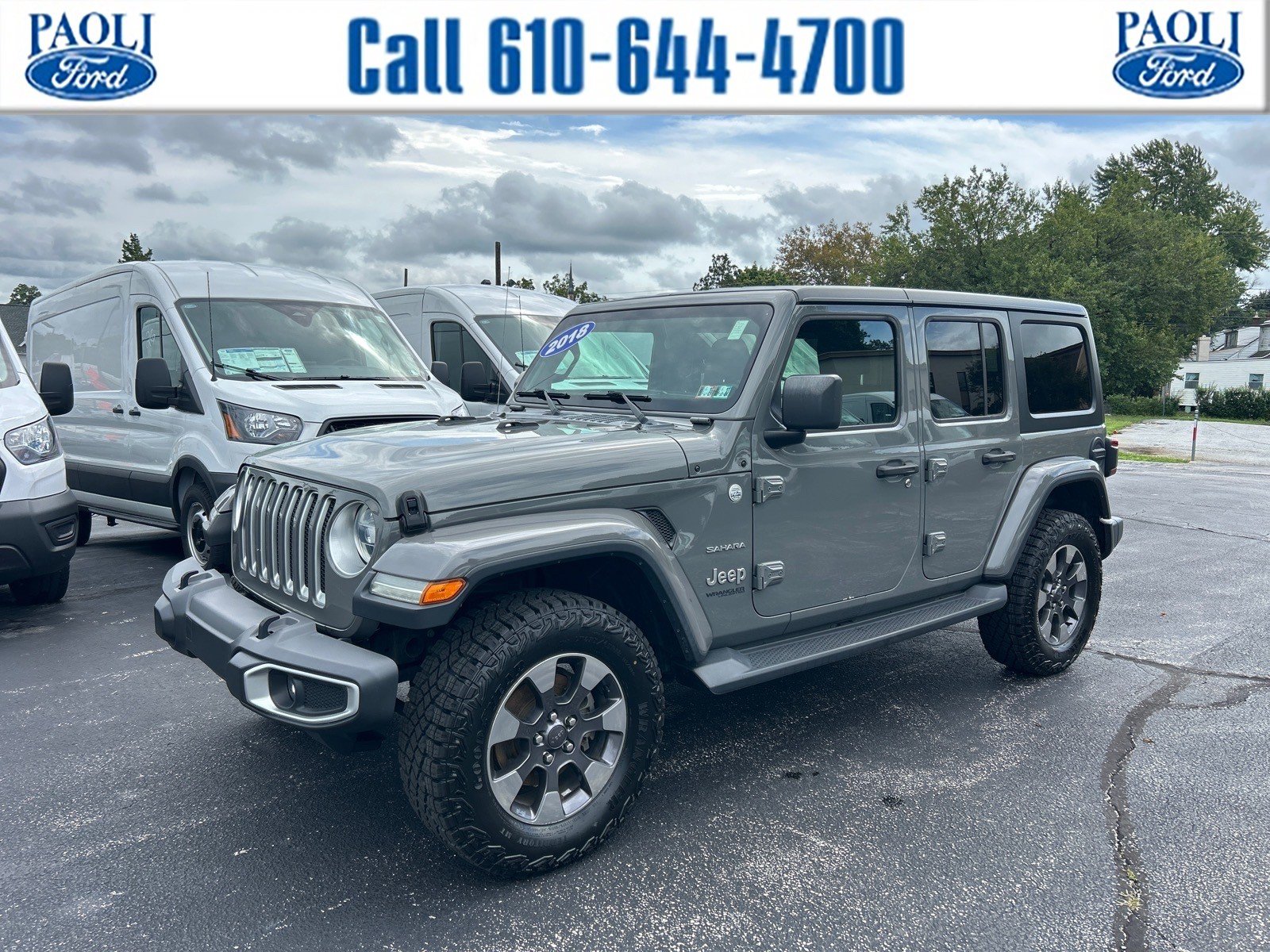Used 2018 Jeep Wrangler Unlimited Sahara AWD/4WD image 1