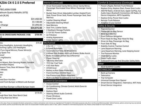 Used 2025 MAZDA CX-5 AWD 2.5 S image 35