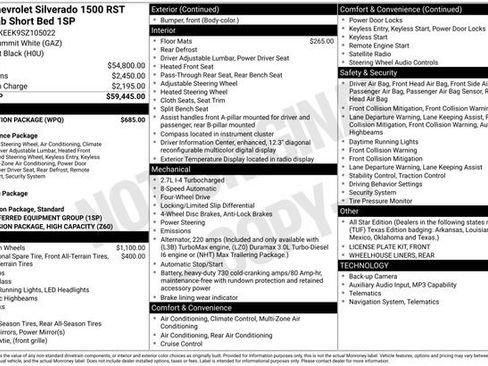 Used 2025 Chevrolet Silverado 1500 RST w/ Protection Package AWD/4WD image 70