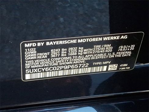 Used 2023 BMW X6 xDrive40i w/ M Sport Package image 27