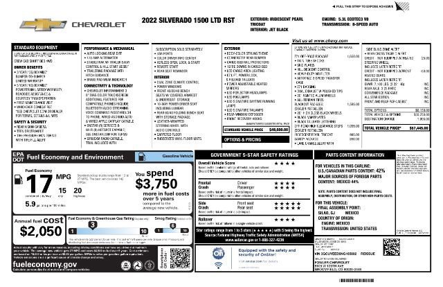 Used 2022 Chevrolet Silverado 1500 RST w/ LPO, Blackout Package AWD/4WD image 2