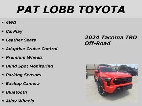 Used 2024 Toyota Tacoma TRD Off-Road w/ TRD Off Road Premium Package AWD/4WD image 18