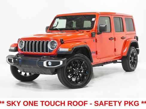 Certified 2025 Jeep Wrangler Sahara 4xe w/ Safety Group image 1