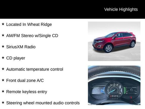 Used 2016 Ford Edge SEL w/ Canadian Touring Package image 7