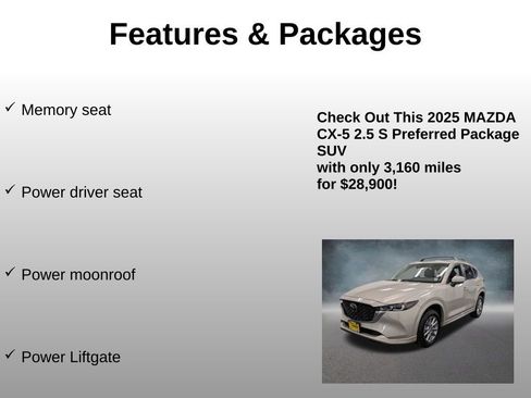 Used 2025 MAZDA CX-5 AWD 2.5 S image 4