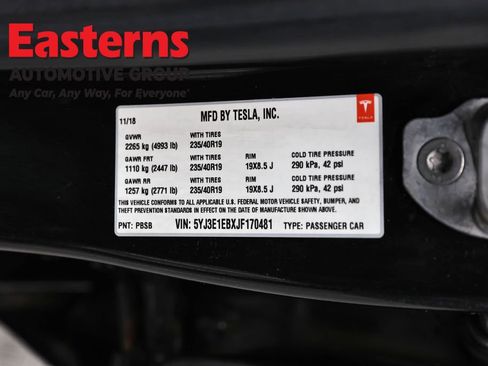 Used 2018 Tesla Model 3 Long Range AWD/4WD image 30