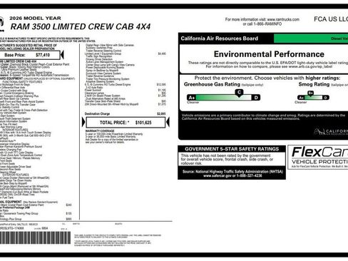 Certified 2026 RAM 3500 Limited AWD/4WD image 3