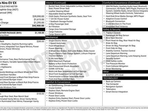 Used 2022 Kia Niro EX w/ Cold Weather Package image 11