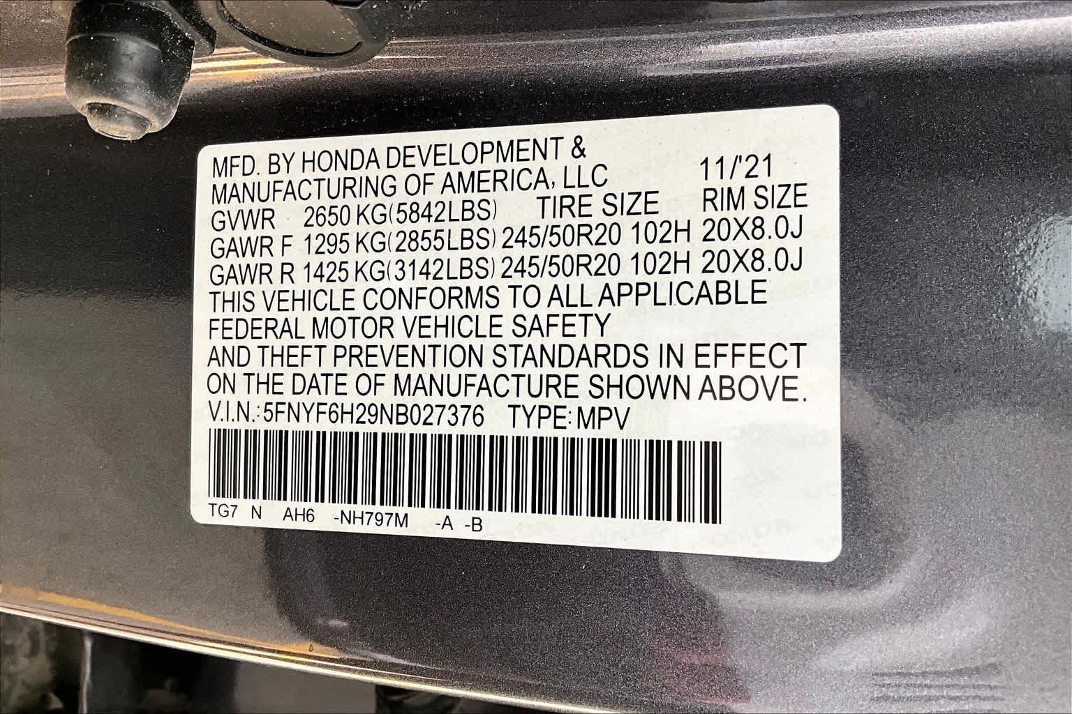 Used 2022 Honda Pilot Special Edition image 35