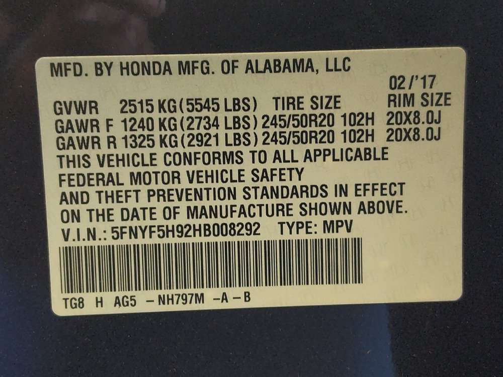 Used 2017 Honda Pilot Touring image 33