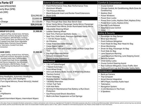 Used 2023 Kia Forte GT w/ GT2 Package FWD image 29
