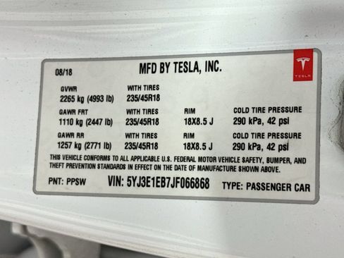 Used 2018 Tesla Model 3 Performance AWD/4WD image 28